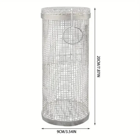 1 pc Barbecue Grill Net Stainless Steel Portable The Perfect Outdoor Companion - Picture 2 of 5